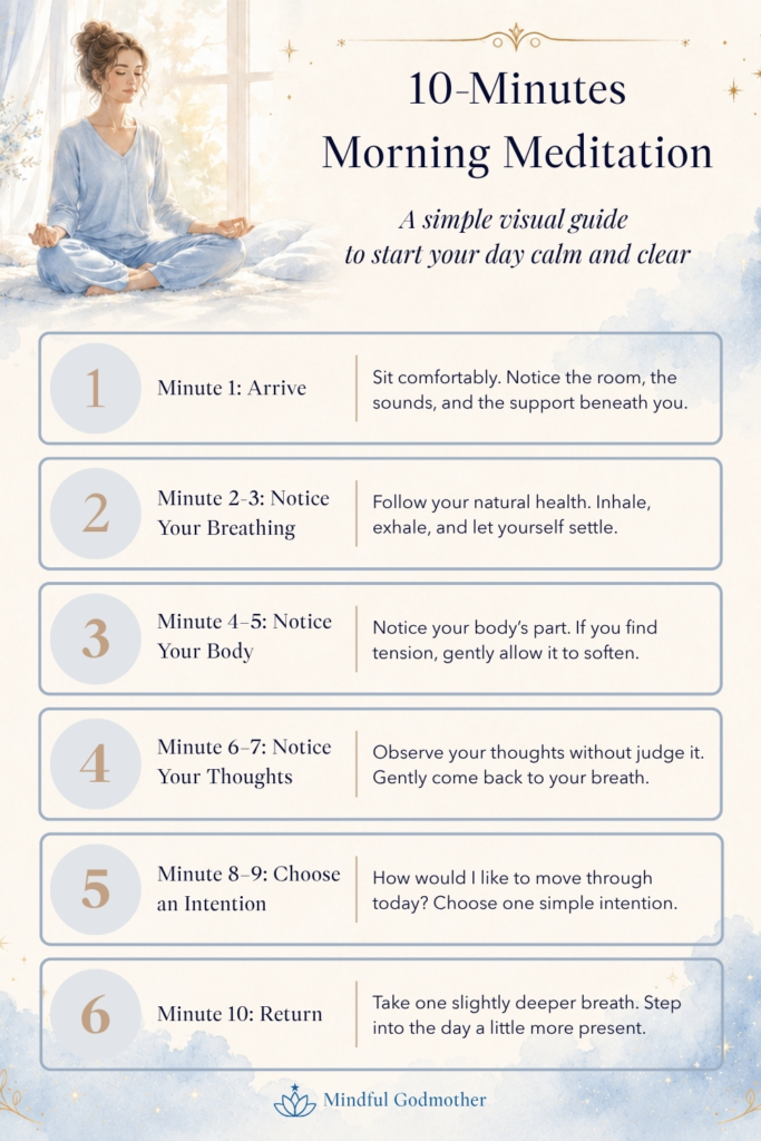 10-minute morning meditation routine for beginners